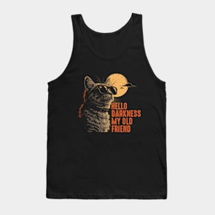 Hello-Darkness-My-Old-Friend Tank Top